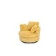preview thumbnail 16 of 61, Oversized 360 Degreed Swivel Accent Chair Modern Soft Plush Corduroy Round Barrel Chair for Living Room Bedroom with Pillows