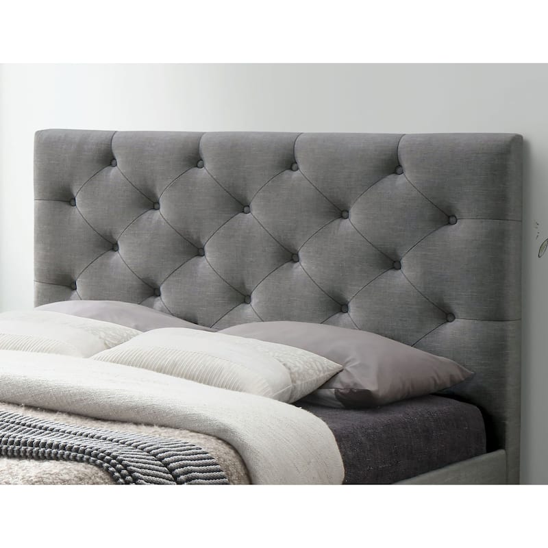 Furniture of America Malaer Modern Tufted 1-drawer Platform Bed
