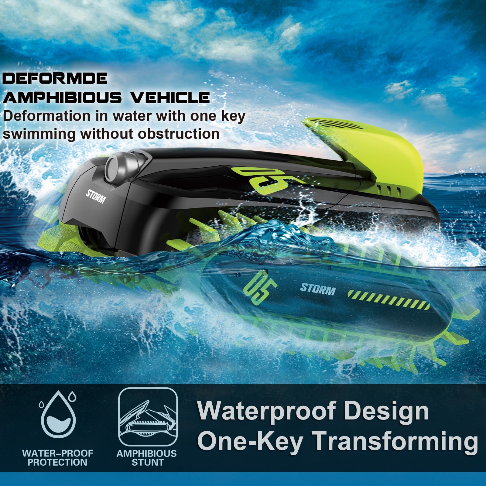 land and water rc car