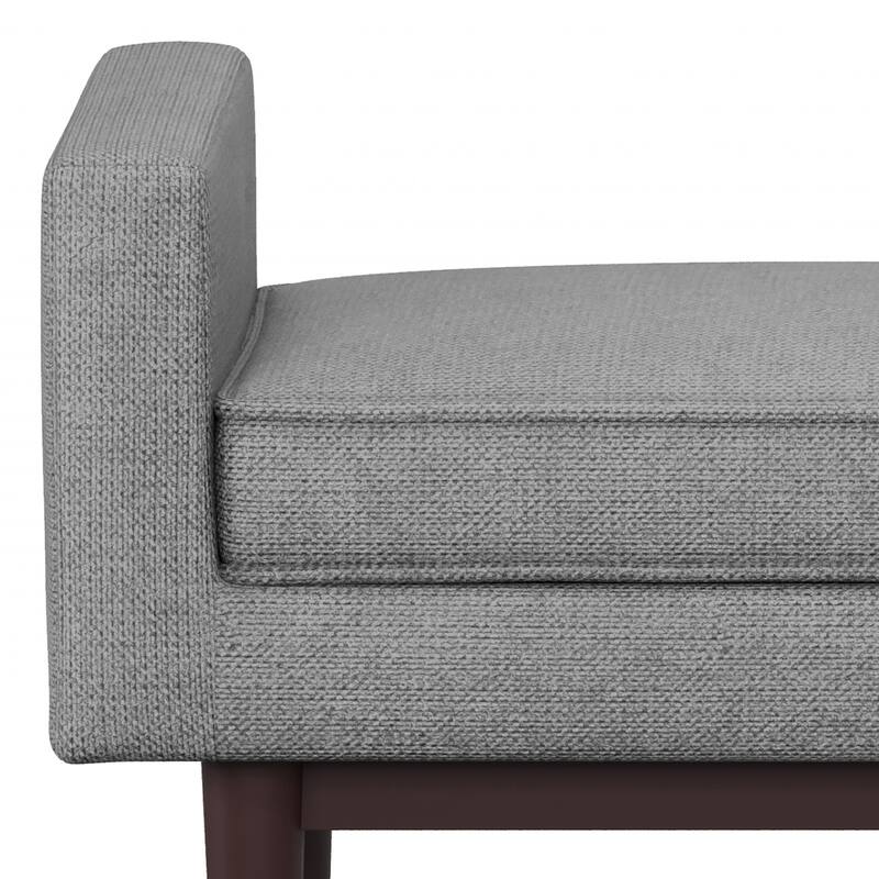 WYNDENHALL Highbridge 46 inch Wide Contemporary Rectangle Ottoman Bench