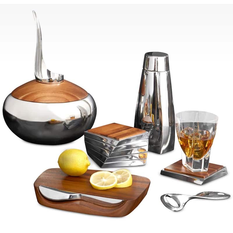 Nambe Twist Bottle Opener - 6.3" x 2.5" x 1.25"