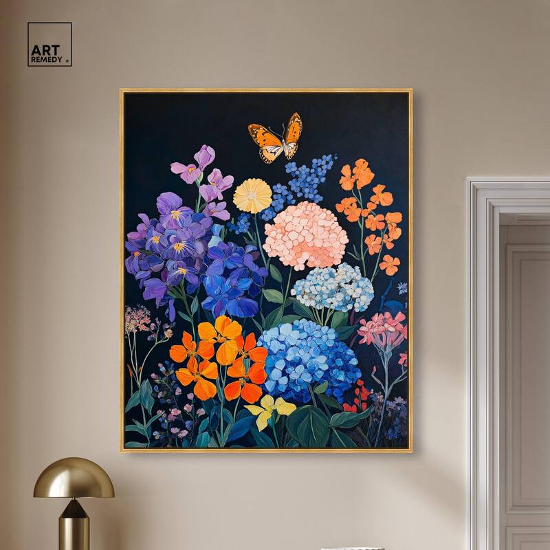 Twilight Blossoms I Canvas by Art Remedy