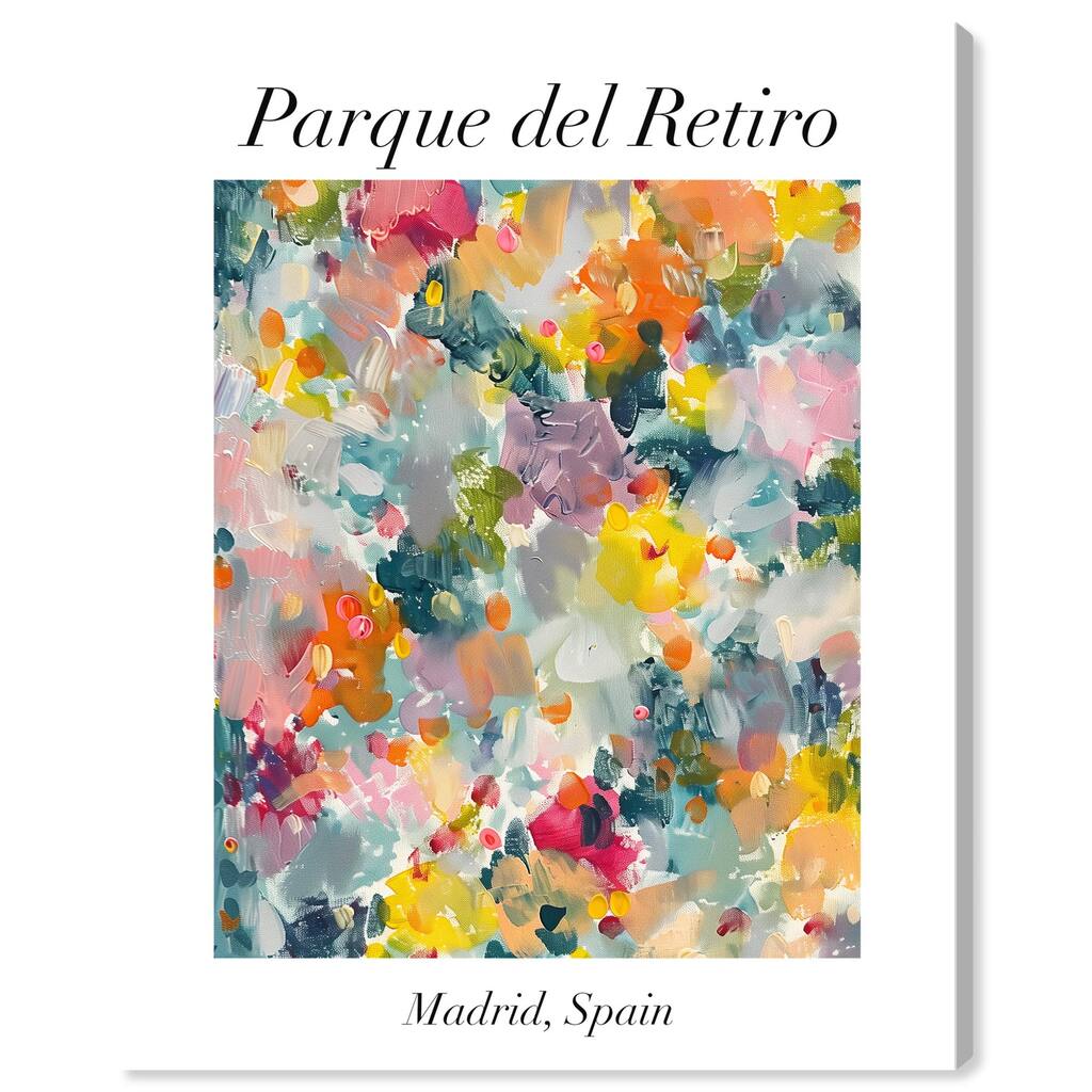 Retiro Park Canvas by Art Remedy, Gallery Wrapped