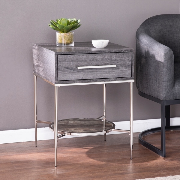 Strick & Bolton Waterson Transitional Black Wood Nightstand. Opens flyout.