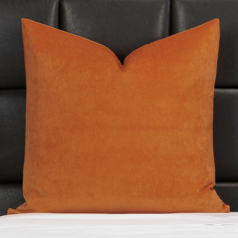 Mixology Padma Washable Polyester Throw Pillow - 30 x 30 - Orange