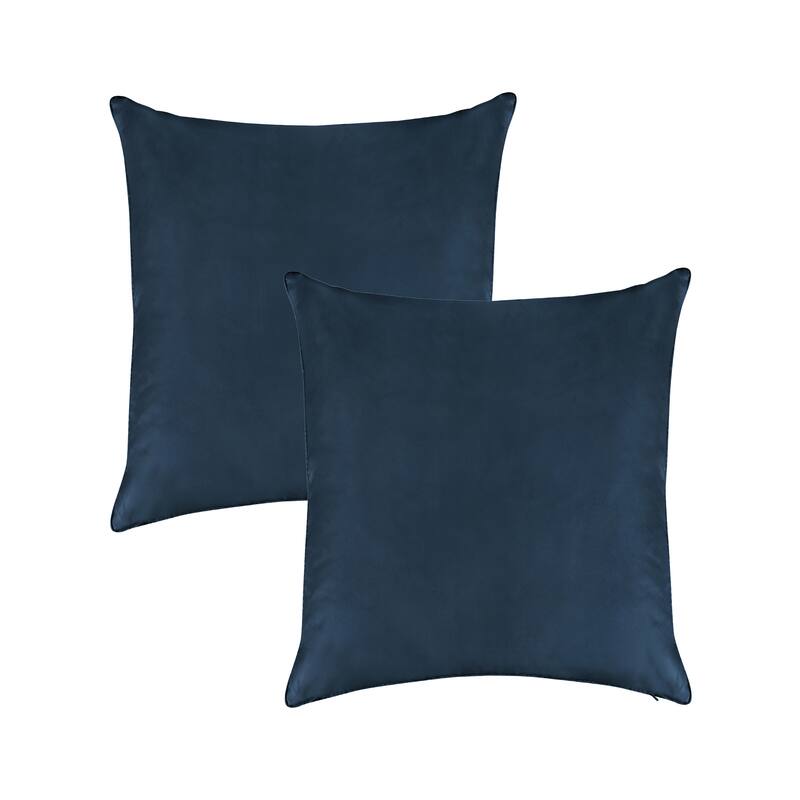 A1HC All-weather Waterproof Outdoor Throw Pillow Covers, Set of 2 - 18x18 Inches - Cloud Burst