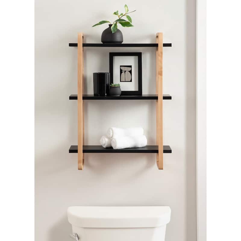 Kate and Laurel Summit Wood Shelf - 18x6x25
