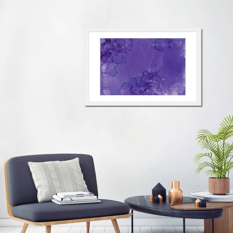 iCanvas "Purples Bubbles" by Melissa Renee