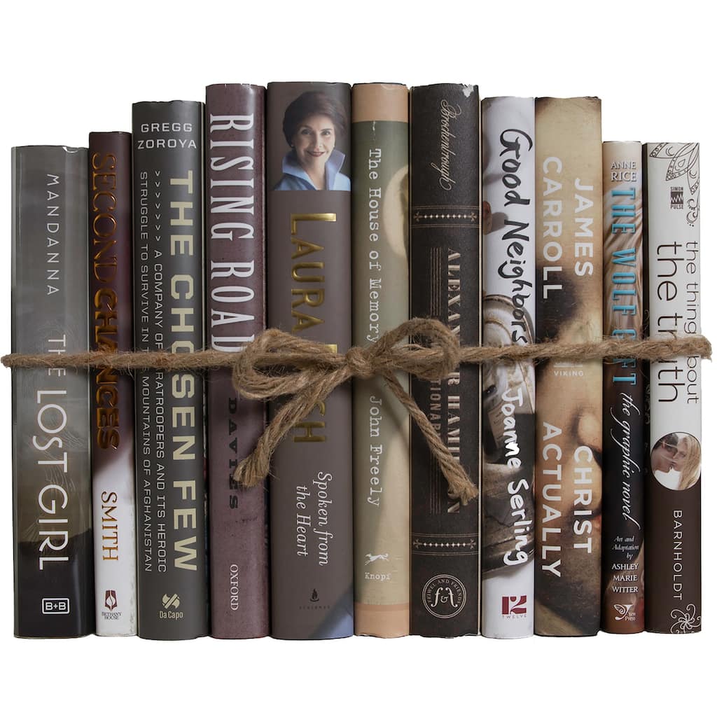 Books Brown Decorative Accessories: Cappuccino Dust Jacket ColorPak