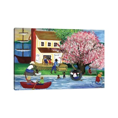 iCanvas "African American Summertime Homestead" by Cheryl Bartley Canvas Print