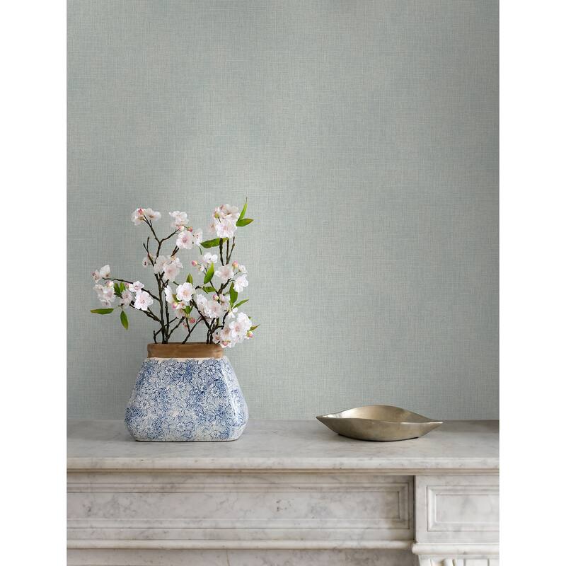 Advantage Glenburn Light Grey Woven Shimmer Wallpaper