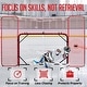preview thumbnail 2 of 5, Zealfeel Hockey Net with Backstop 10x6FT, Pro Goal Set with Targets, Heavy-Duty Steel Frame