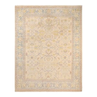 Overton Eclectic, One-of-a-Kind Hand-Knotted Area Rug - Ivory, 8' 2" x 10' 3" - 8' 2" x 10' 3"