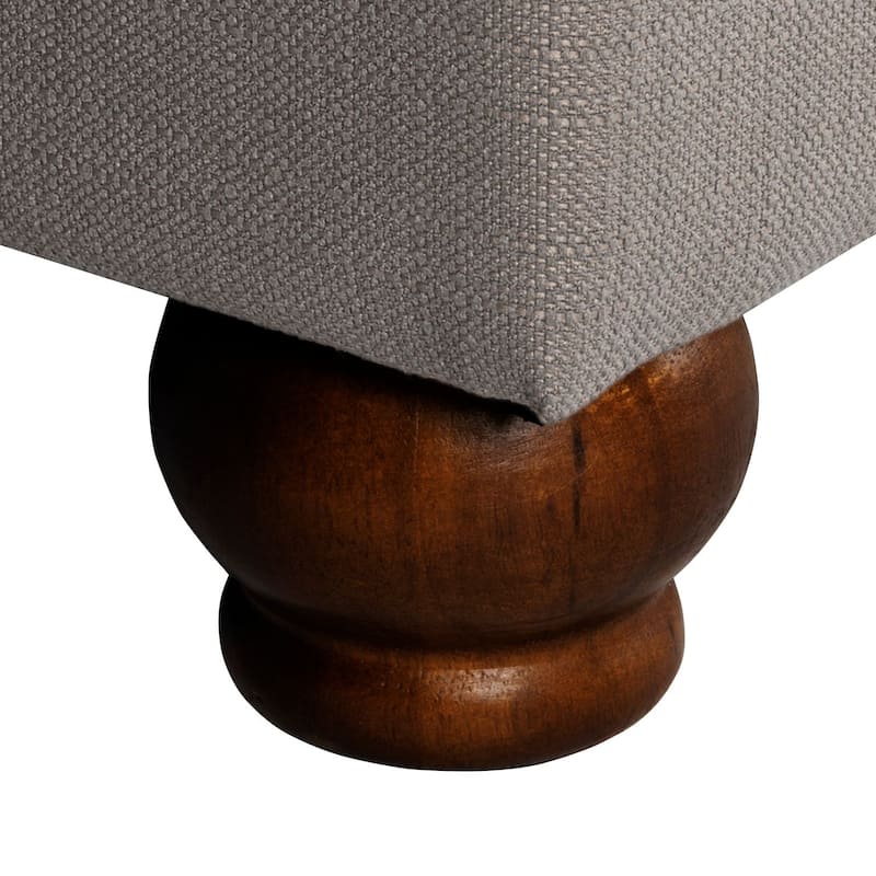 Copper Grove Sororia Grey Tufted Storage Bench