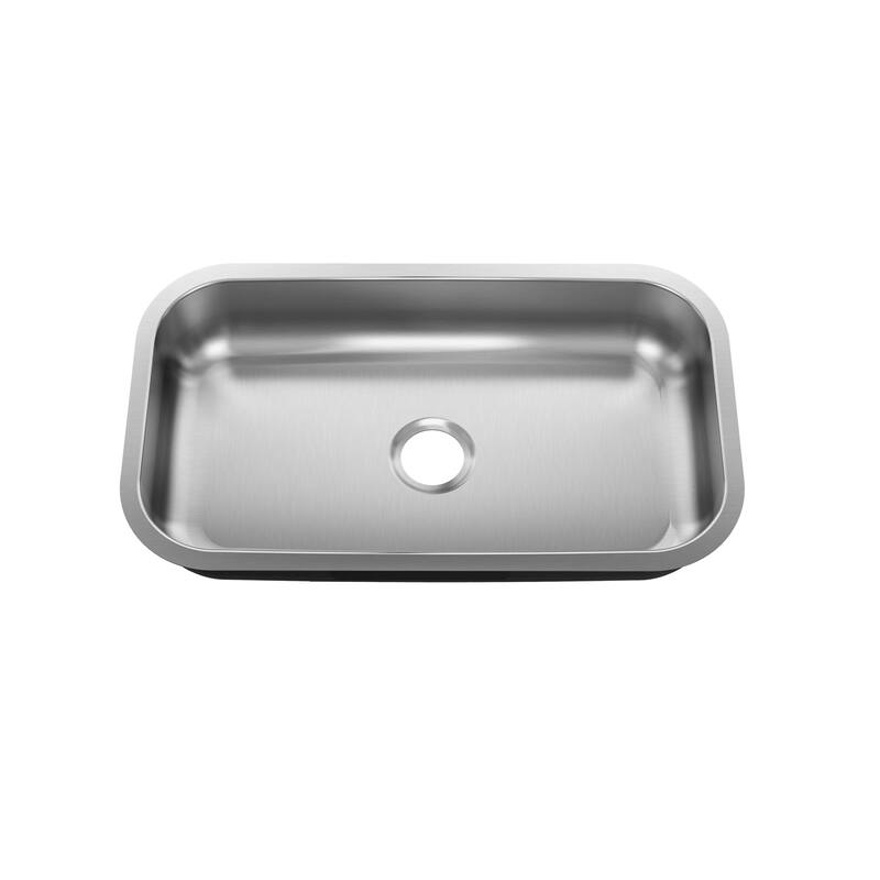 Sinber Undermount Single Bowl 304 Stainless Steel Kitchen Sink
