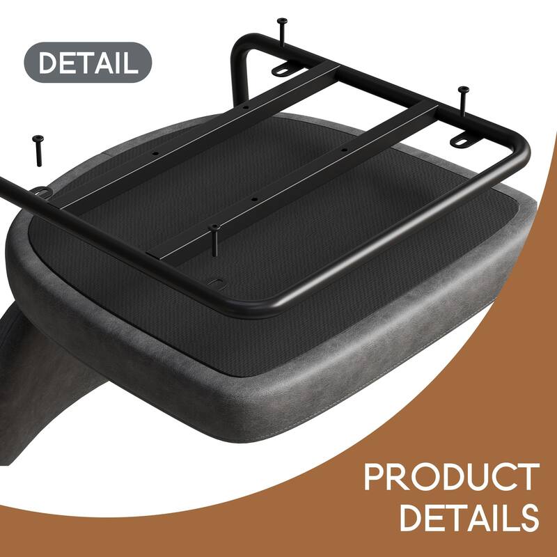 360 ° Rotating Bar Chair Bar Stool bar stools set of 2 piece set with leather cushions and iron brackets, home kitchens