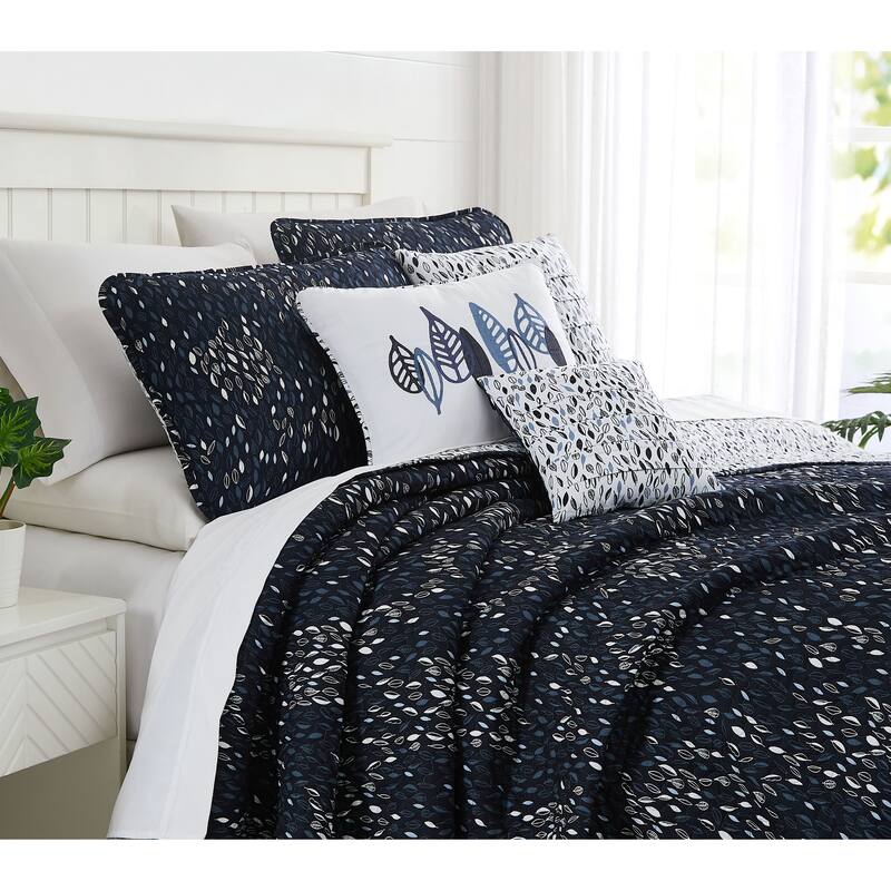 Botanical Leaves 6 piece Quilt Bedding Set