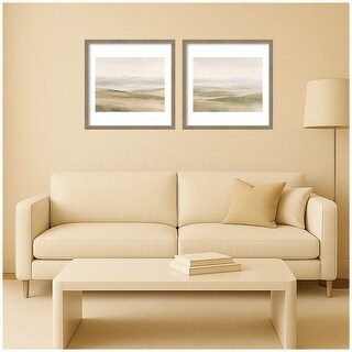 Kate and Laurel Fading Fields III & IV 2 Piece Framed Wall Art Print ...