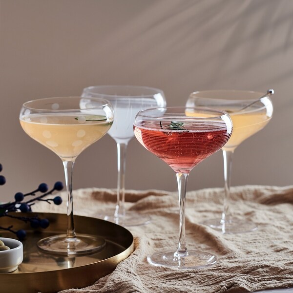 Mikasa Cheers 15OZ Coupe Cocktail Glass, Set of 4 - On Sale - Bed Bath &  Beyond - 38405303
