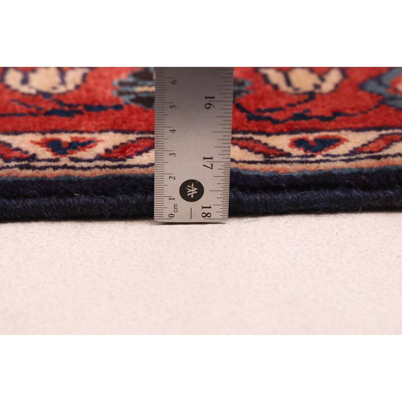 ECARPETGALLERY Hand-knotted Anadol Dark Navy Wool Rug - 3'7 x 10'1