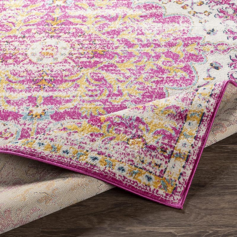 Livabliss Vintage Floransa Medallion Area Rug