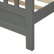 preview thumbnail 5 of 14, Twin Wood Platform Kids Bed with 42" Headboard & 26.3" Footboard, 10-Strong Slats, No Box Spring Needed, Easy Assembly, Grey