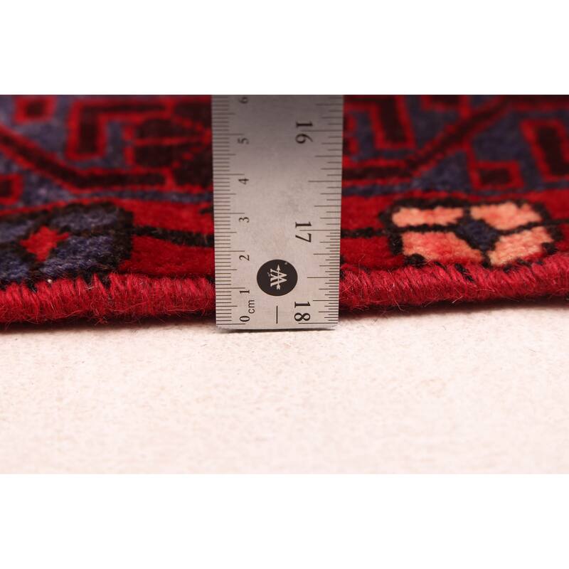 ECARPETGALLERY Hand-knotted Andelz Red Wool Rug - 5'3 x 6'10