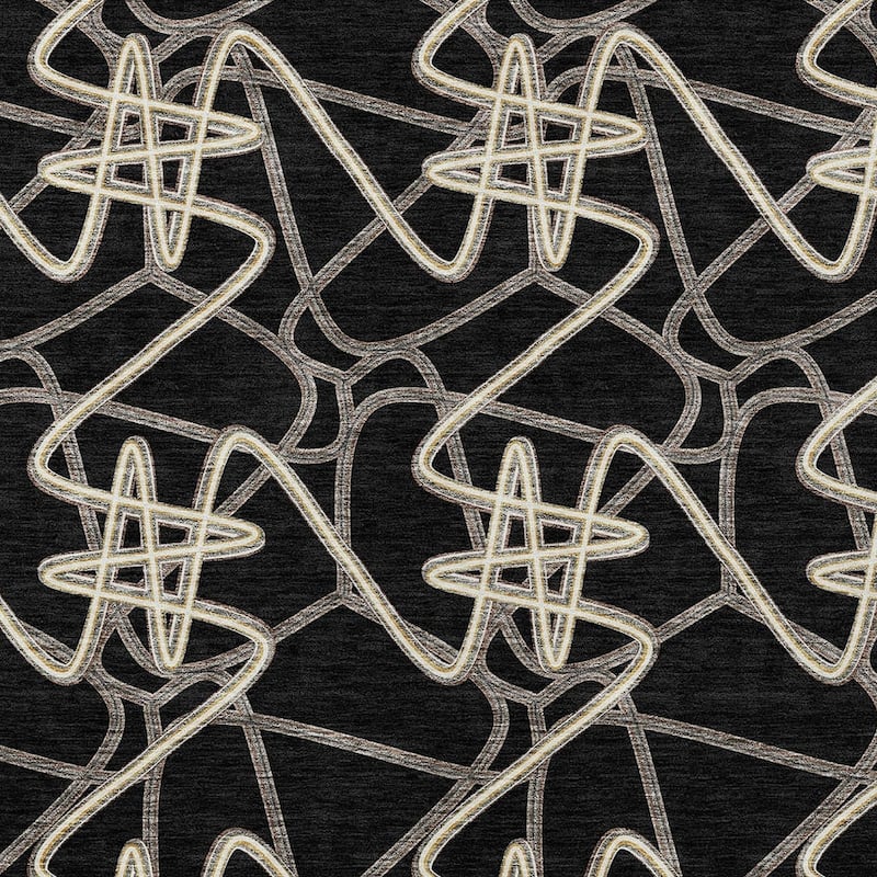 HomeRoots Geometric Contemporary Rectangle Outdoor Rug
