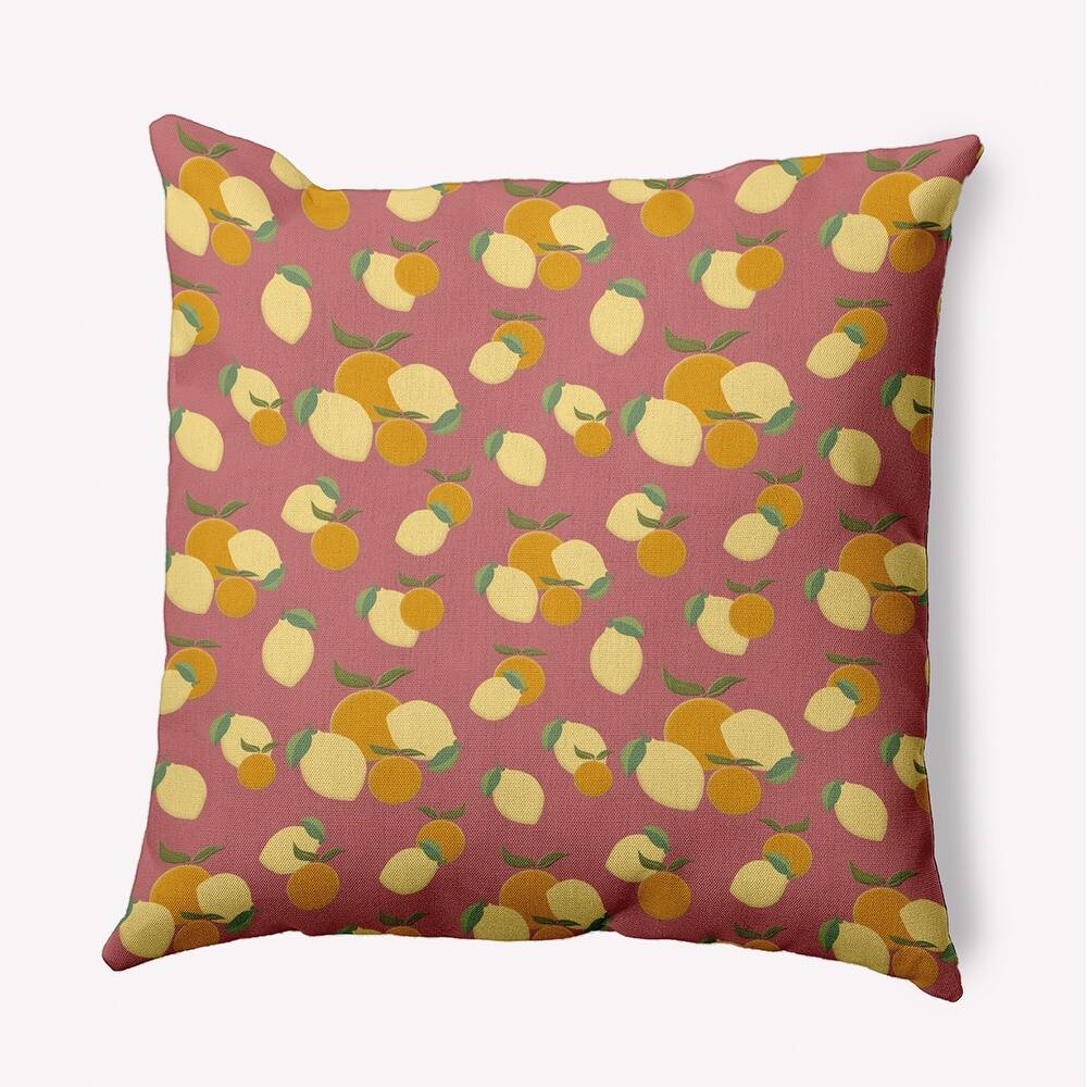 Oranges and Lemons Decorative Throw Pillow