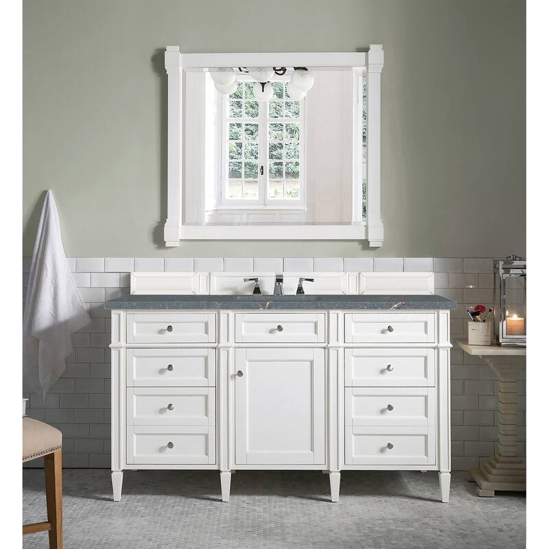 James Martin Vanities 650-V60S-FPBL Brittany 60" Free Standing Single