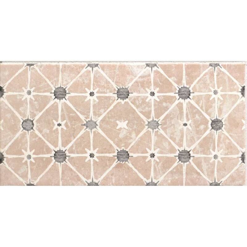 Arcilla Decor 6x12 Satin Porcelain Patterned Tile - Floor, Wall, Backsplash