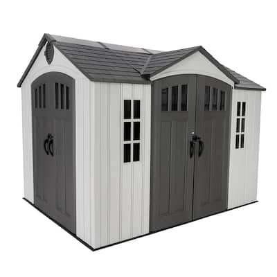 Lifetime 10 Ft. X 8 Ft. Dual Entry Outdoor Storage Shed (60467)