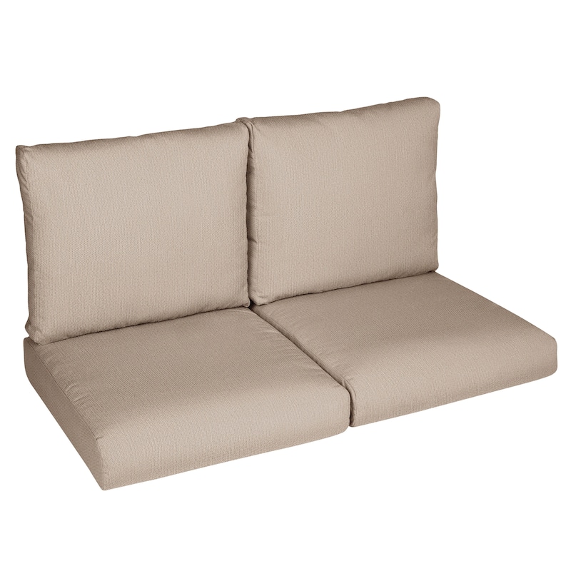 Sorra Home Sunbrella Outdoor Loveseat Cushion Set