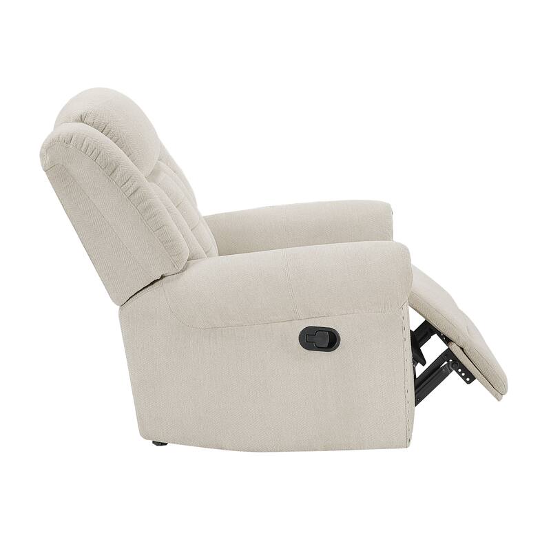 Neleh 42" Chenille Glider Reclining Chair - Gentle Gliding Motion