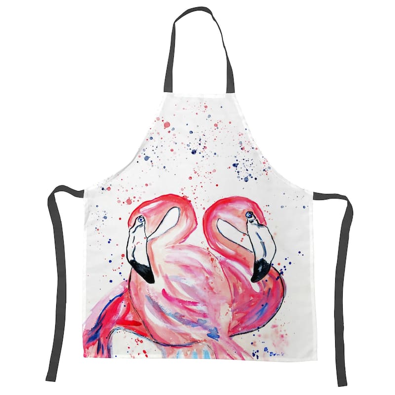 Betsy's Flamingos Apron - 24x28