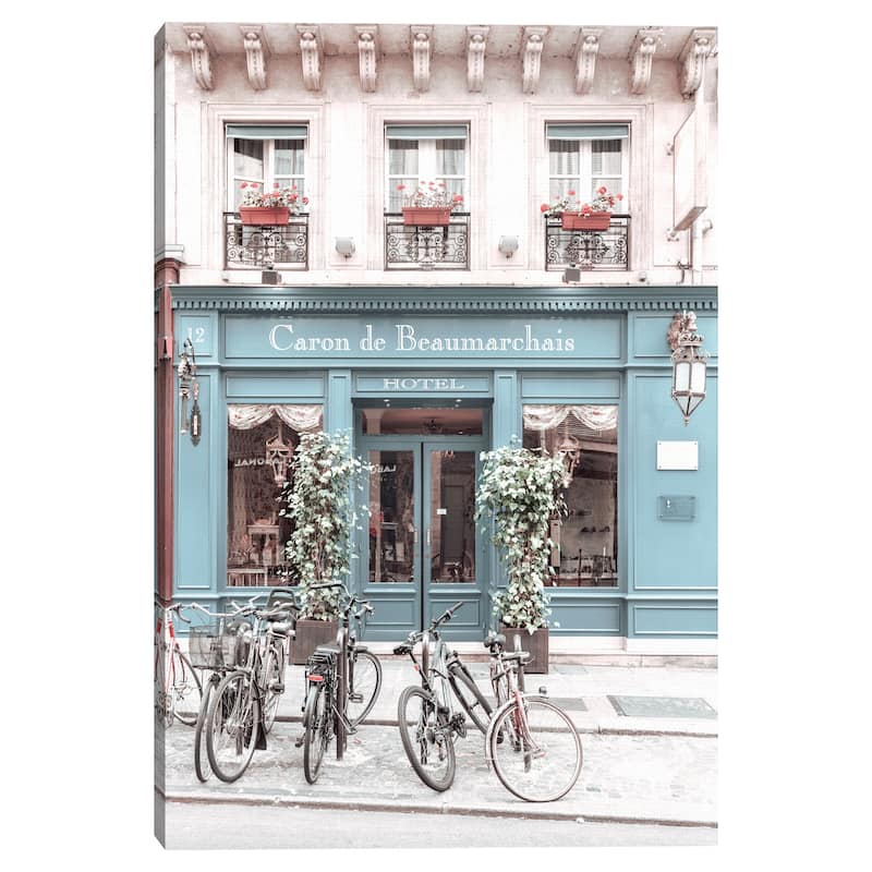 Paris Bikes by Heather Loriece Canvas Art Print