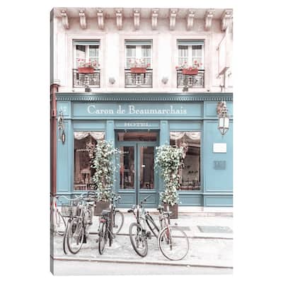 Paris Bikes by Heather Loriece Canvas Art Print