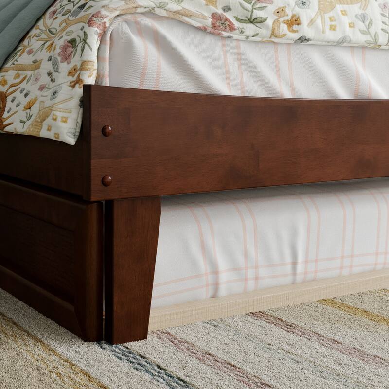 Phoenix Wood Platform Bed with Trundle