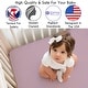 preview thumbnail 3 of 4, Sweet Jojo Designs Boho Floral Garden Flower Girl 4p Nursery Crib Bedding Set Purple Watercolor Bohemian Farmhouse Shabby Fringe