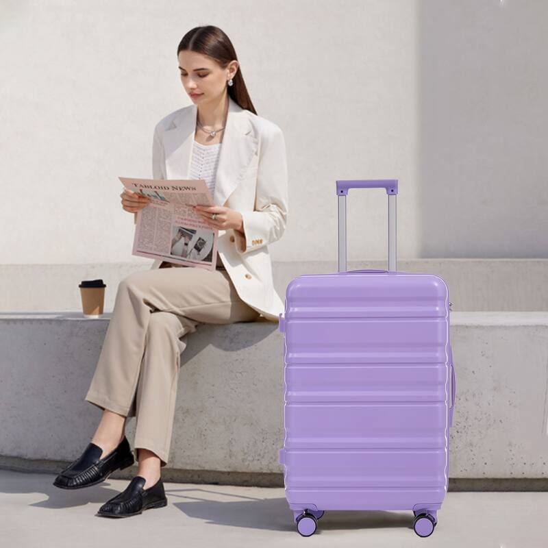 20IN 24IN 28IN 3 pcs/set in ABS Spinner Wheel Luggage, Matching Color, With Combination Lock