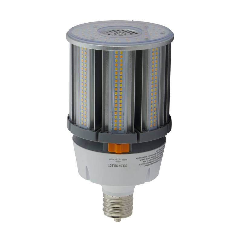 80 Watt LED HID Replacement CCT Selectable Mogul extended base 100-277 Volt - Clear