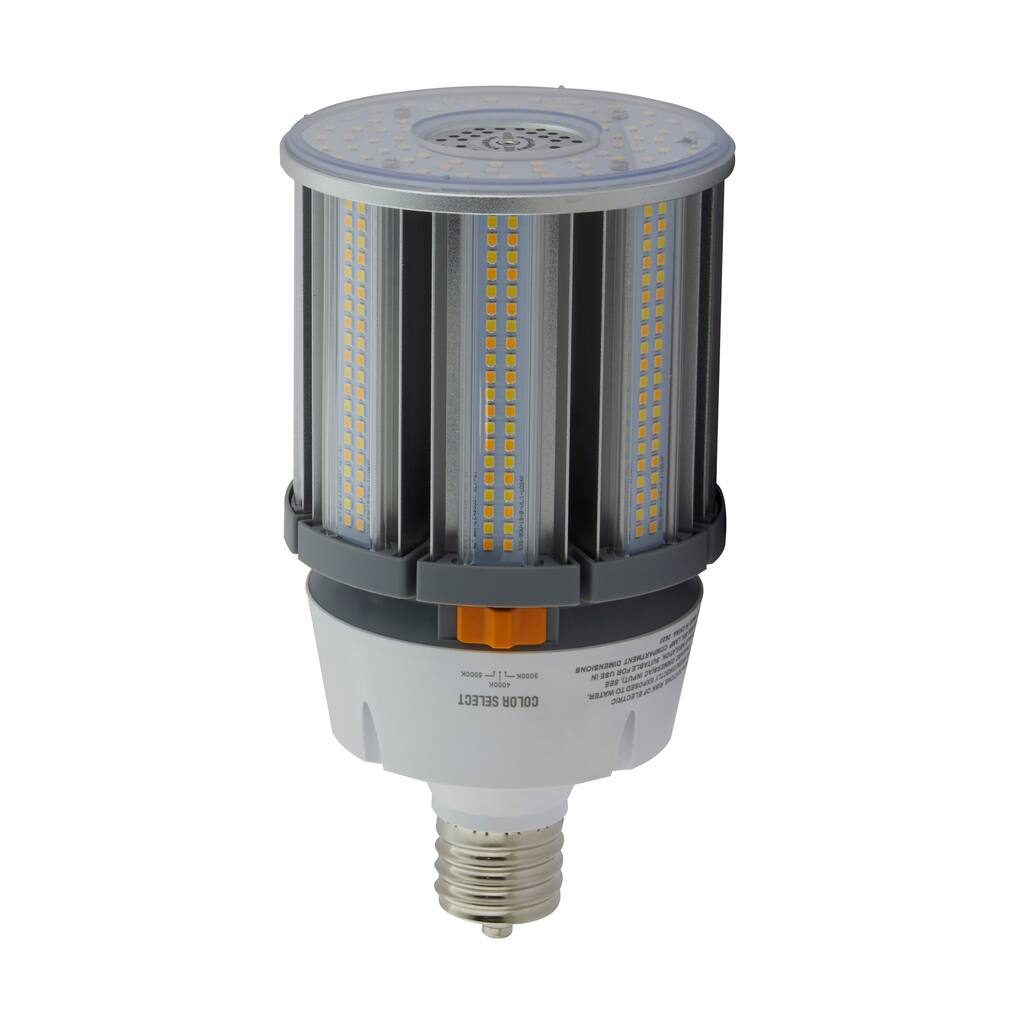 80 Watt LED HID Replacement CCT Selectable Mogul extended base 100-277 Volt - Clear