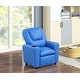 preview thumbnail 10 of 13, Marisa 23"W PU Leather Kids Recliner Chair with Cup Holder