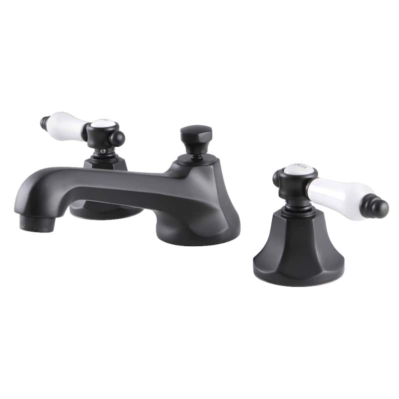 Bel-Air 8 in. Widespread Bathroom Faucet - Matte Black