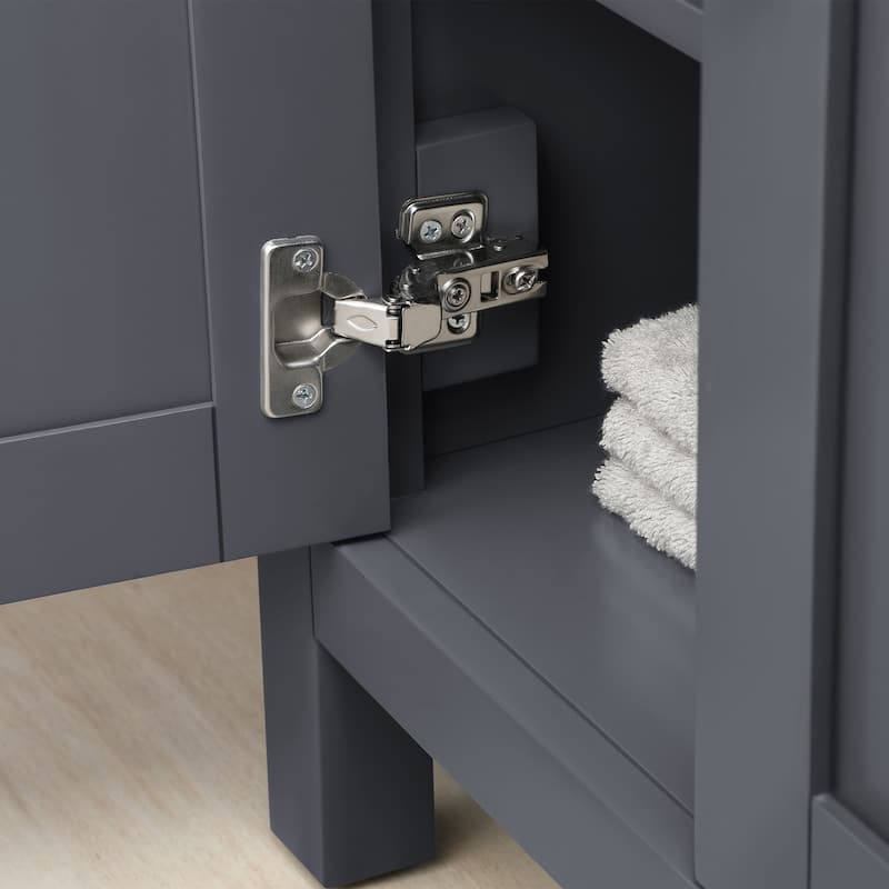 OVE Decors Tahoe 48-inch Dark Charcoal Vanity