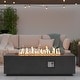 preview thumbnail 16 of 21, GDFStudio - 60" Outdoor Magnesium Oxide Fire Pit Table