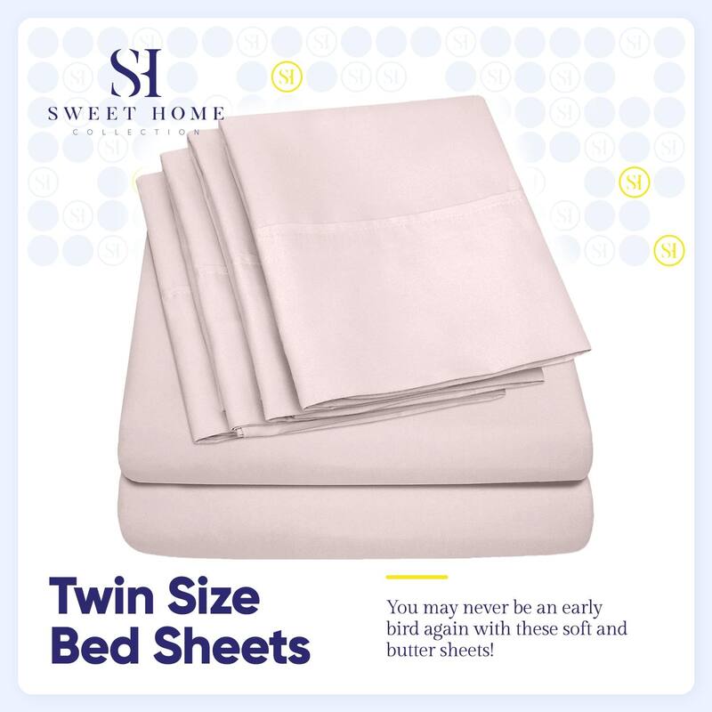 Soft Brushed Microfiber 7-piece Split King Sheet Set - 4 Pillowcases