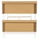 preview thumbnail 13 of 30, 2 In 1 Metal Full over Full Bunk Bed with Storage Bookcase,Ladder and Guardrail