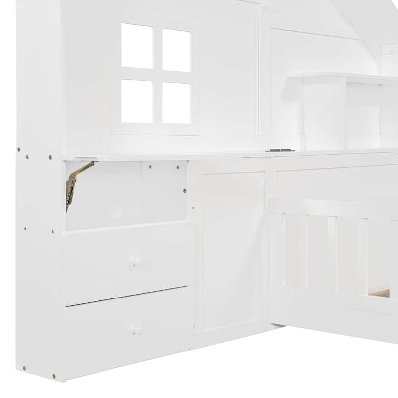 Twin Size House Bed