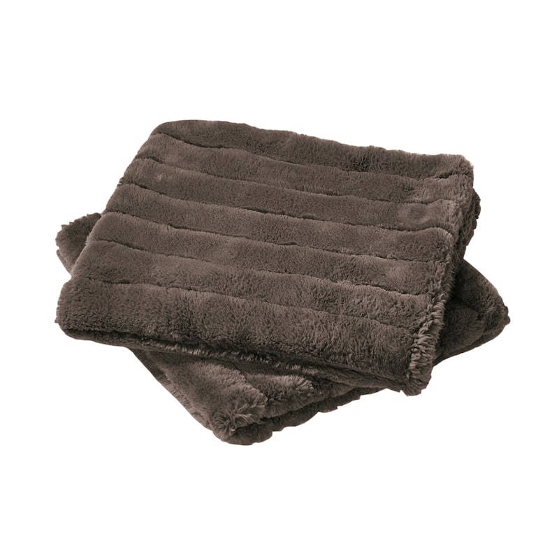 Serenta SuperMink Solid Color Throw Pillow Shell Cushion Cover Set